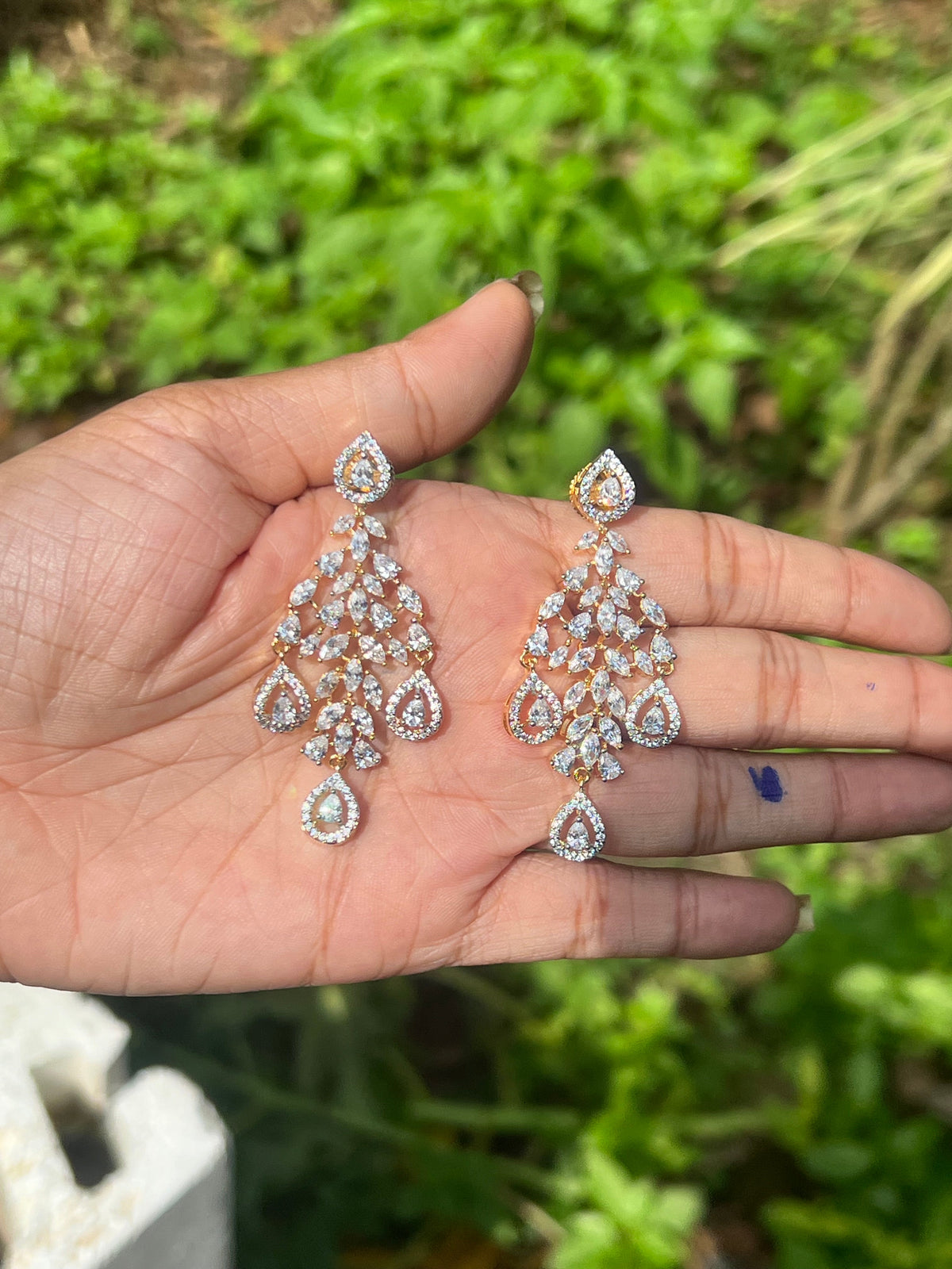 Premium diamond finish Cz ad earings product code E151