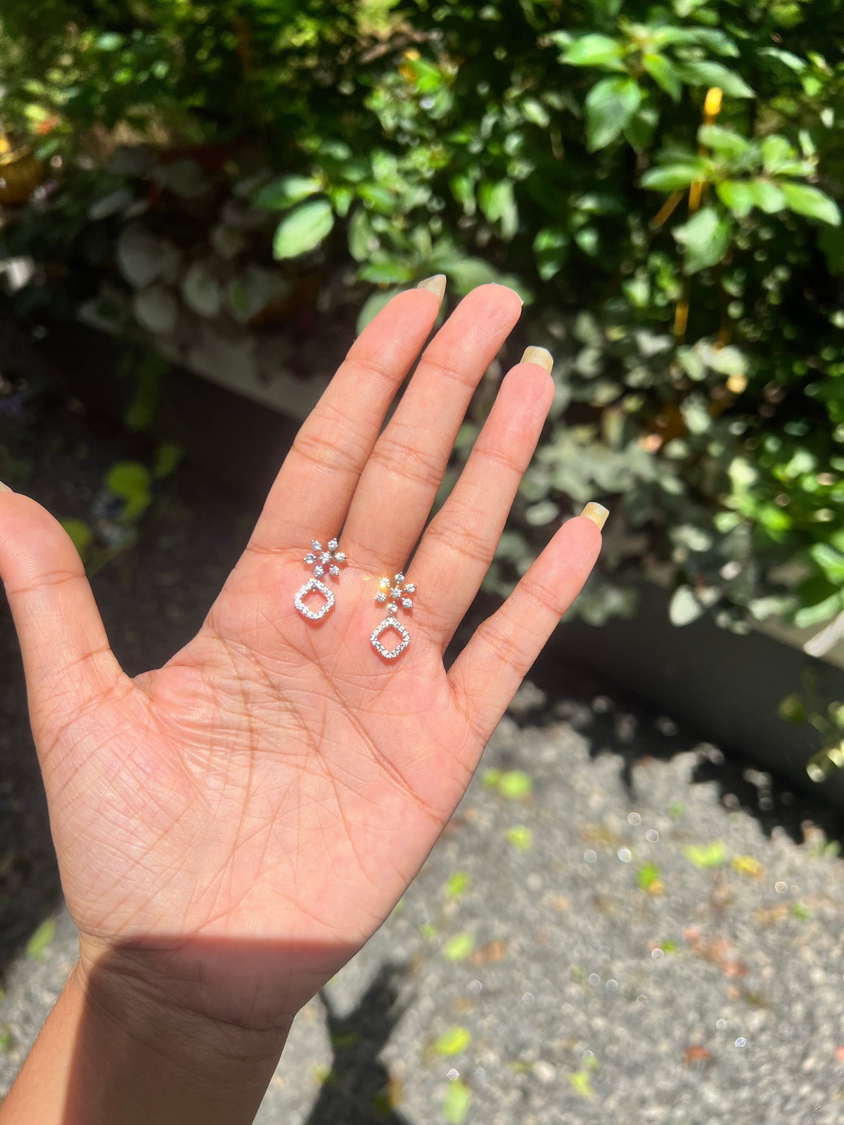 Premium diamond finish Cz earings product code E146  1day dispatch time