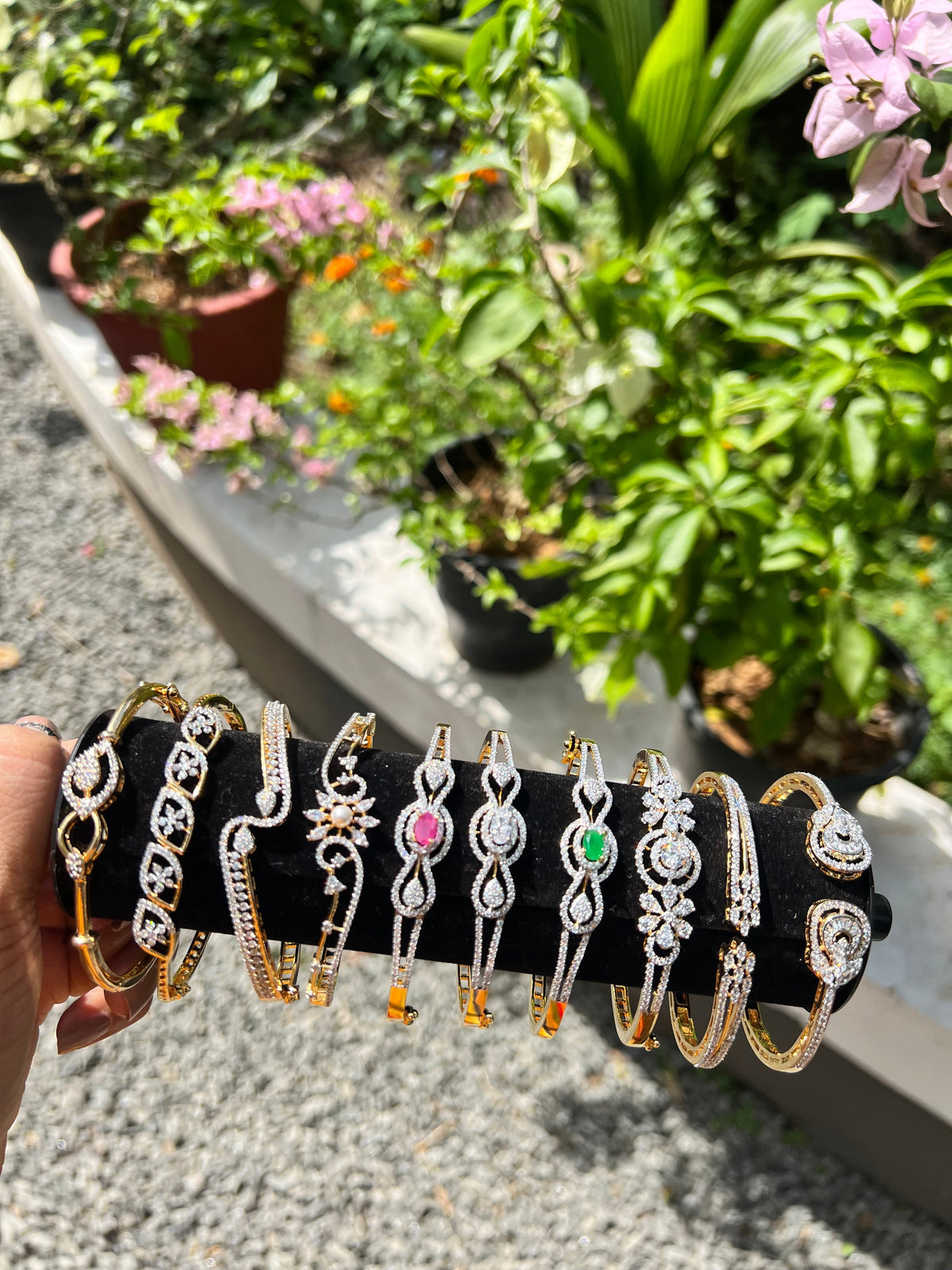 Premium quality diamond finish openable bracelet (suitable for 2.2 to  2.6) product code B10
