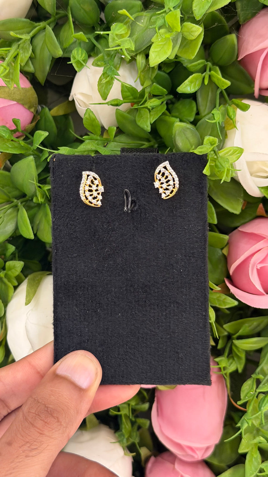 Premium diamond finish party wear stud product code E241