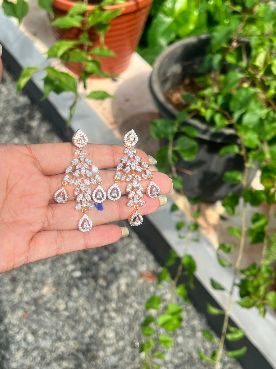 Premium diamond finish Cz ad earings product code E151