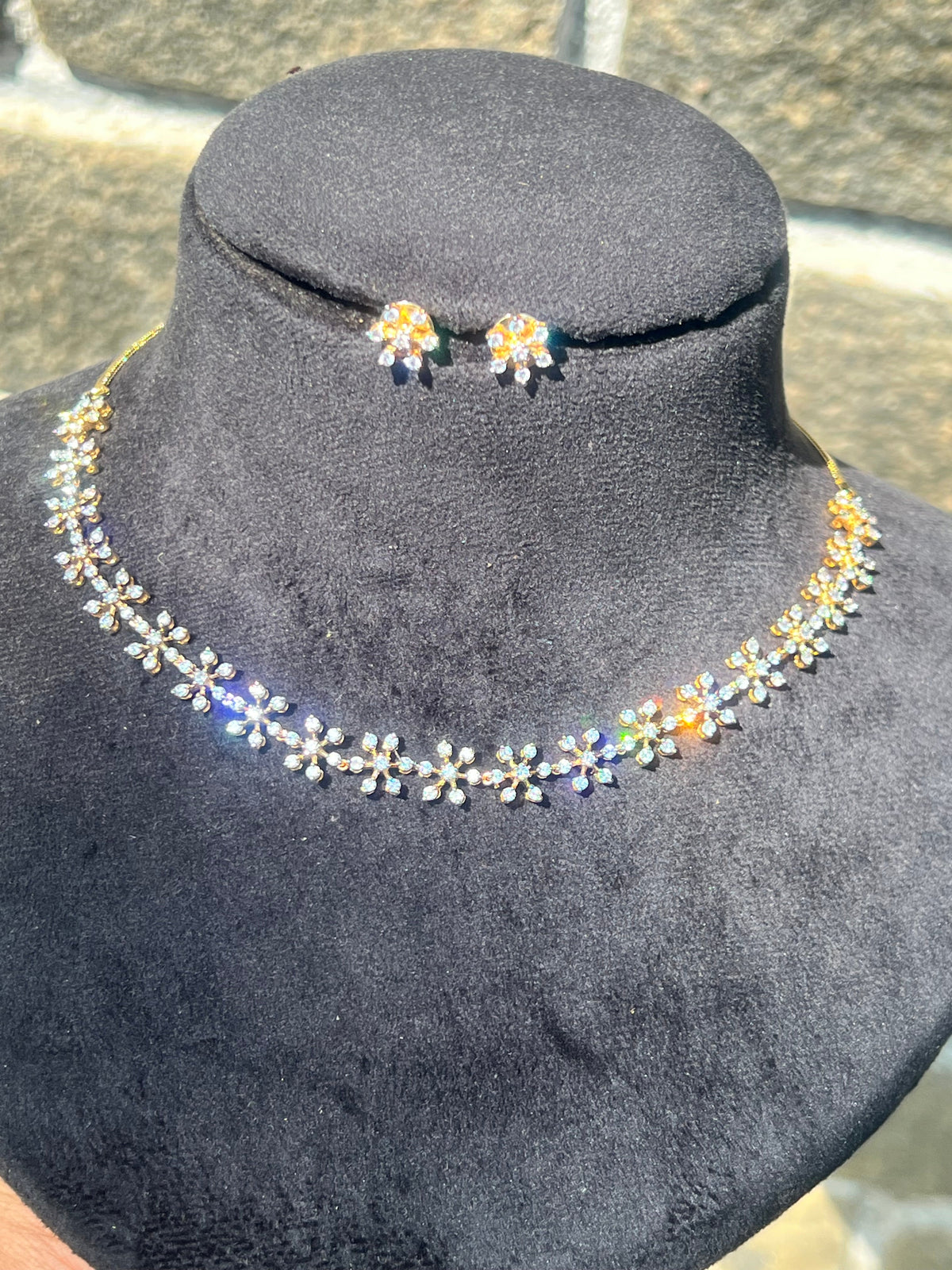 Premium diamond finish ad necklace product code 820