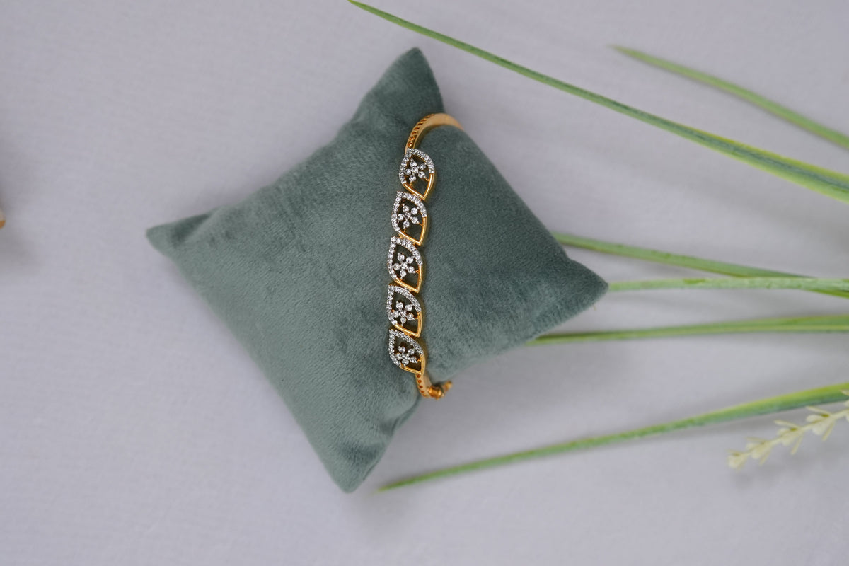 Premium nyt party wear repolishable openable bracelet (not sweat proof)(2.4size upto 2.6 suitable  )product code B58