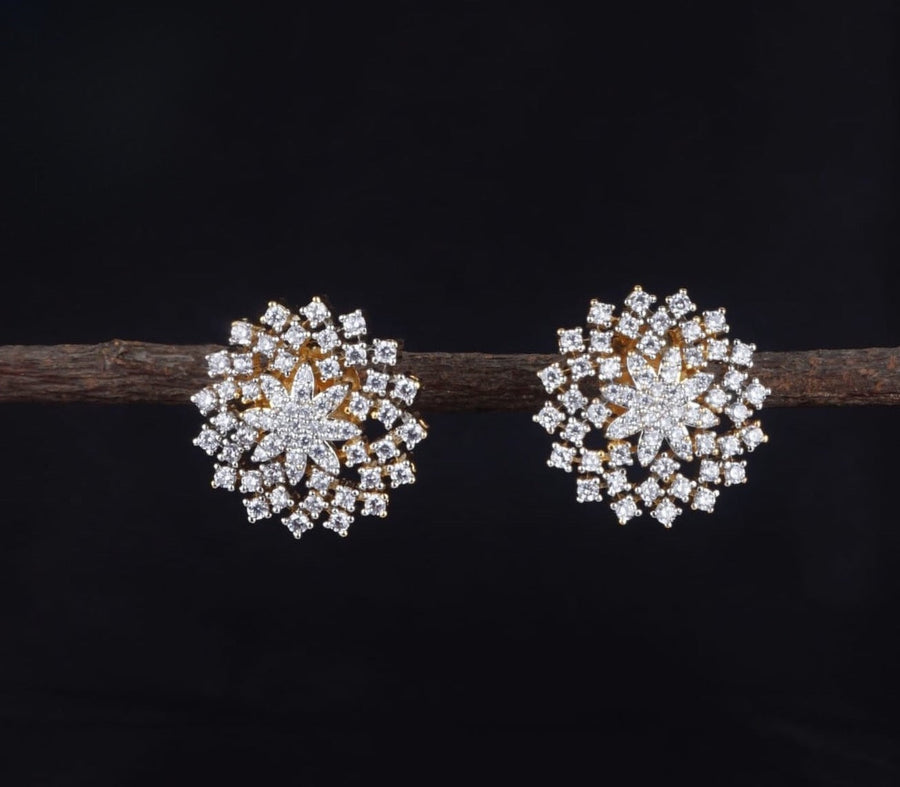 Premium daimond finish earrings product code B05