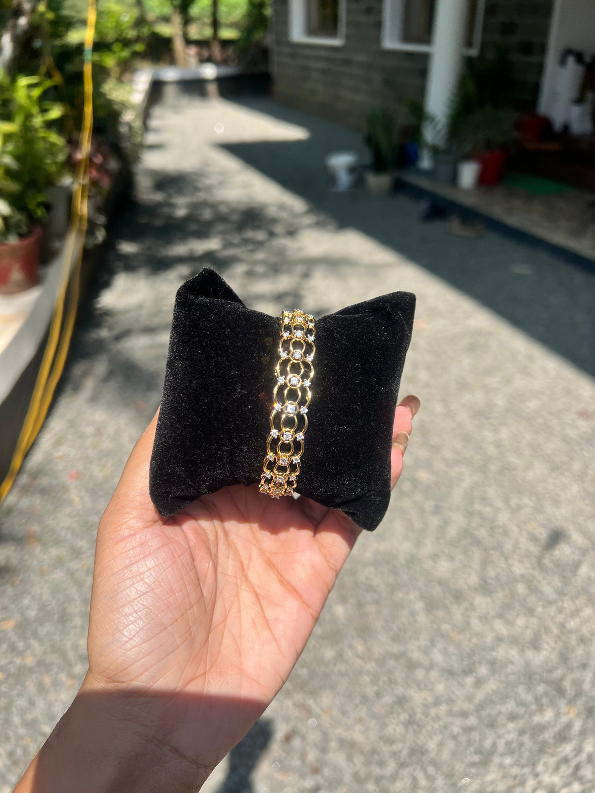 Premium diamond finish bangle product code B101