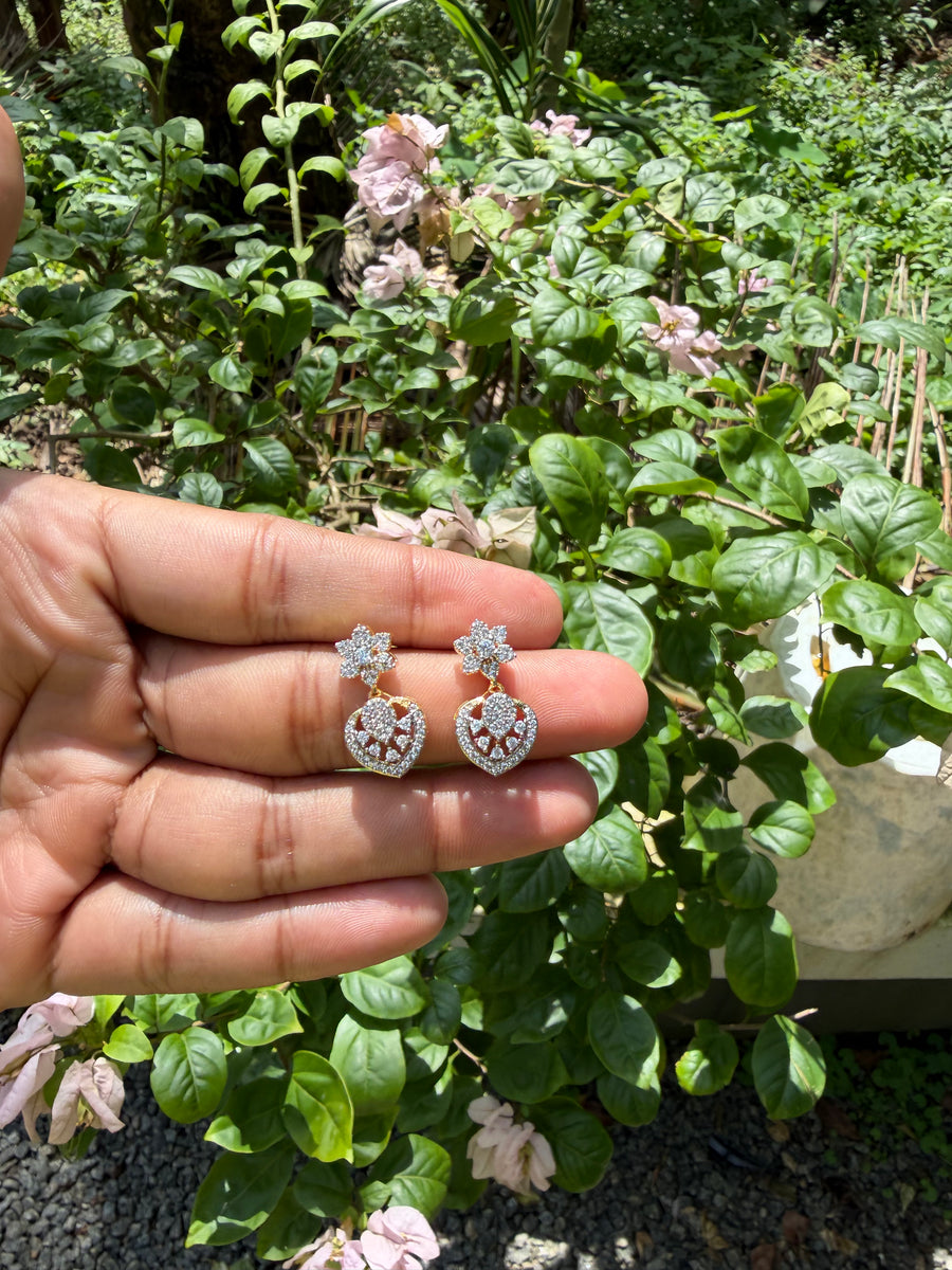 Diamond Finish Earrings - E10