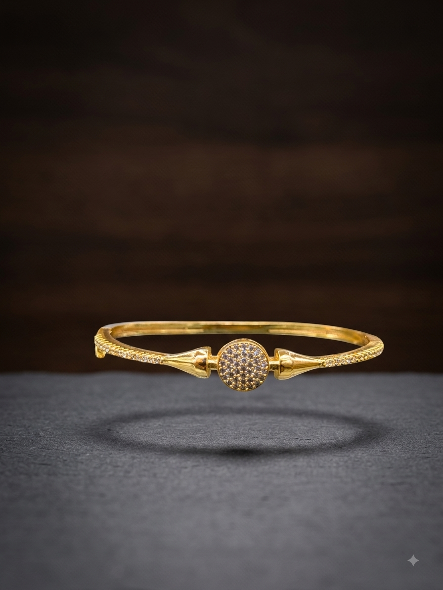 Premium quality 24 carat micro plated openable bracelet 
Product code B107